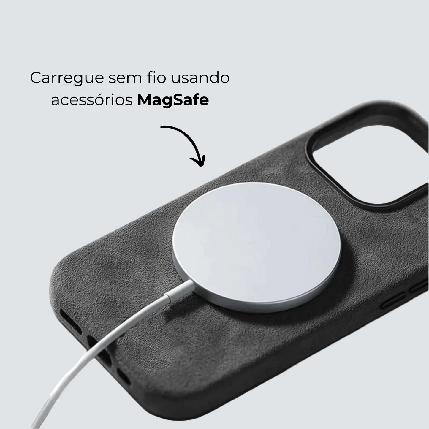 Alcantara Case - Cinza Urbano