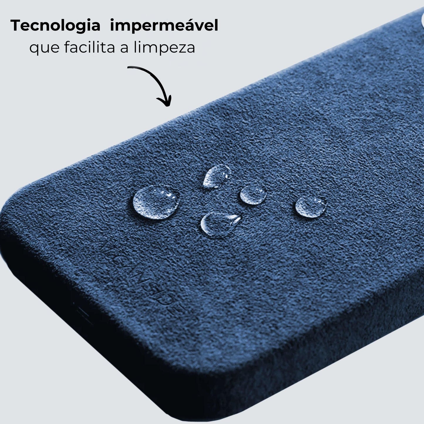 Alcantara Case - Azul Oceano