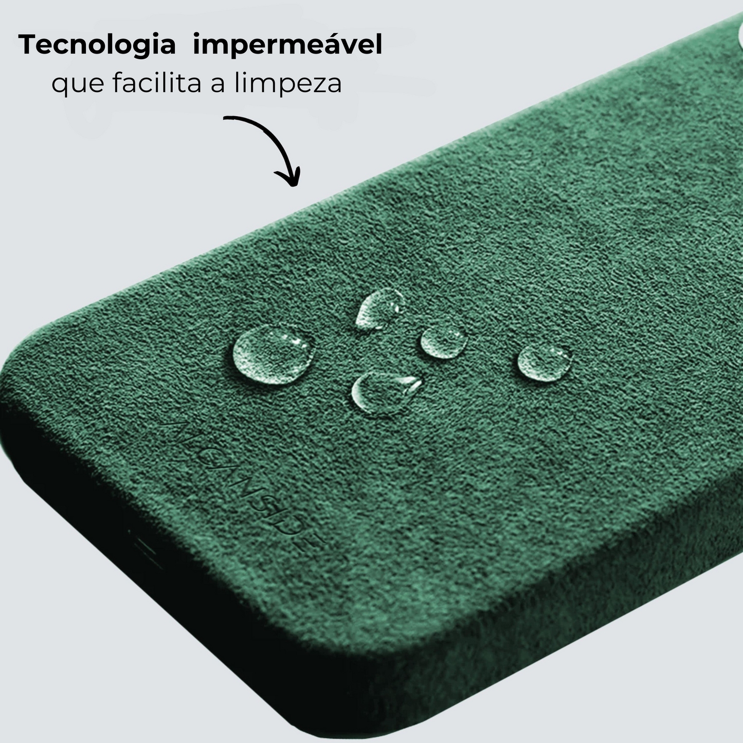 Alcantara Case - Verde Meia-Noite