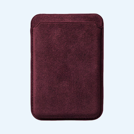 Carteira Alcantara MagSafe - Vinho