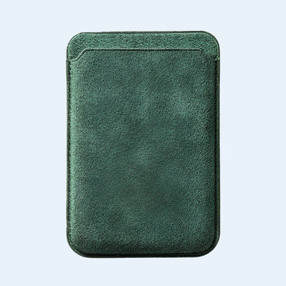 Carteira Alcantara MagSafe - Verde Meia Noite