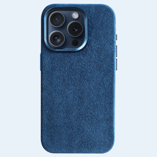 Alcantara Case - Azul Oceano